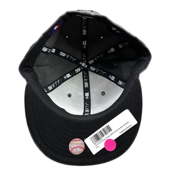 New Era 59Fifty MLB Colorado Rockies Fitted Flat Bill Hat - Size 7 1/4 - Picture 8 of 8